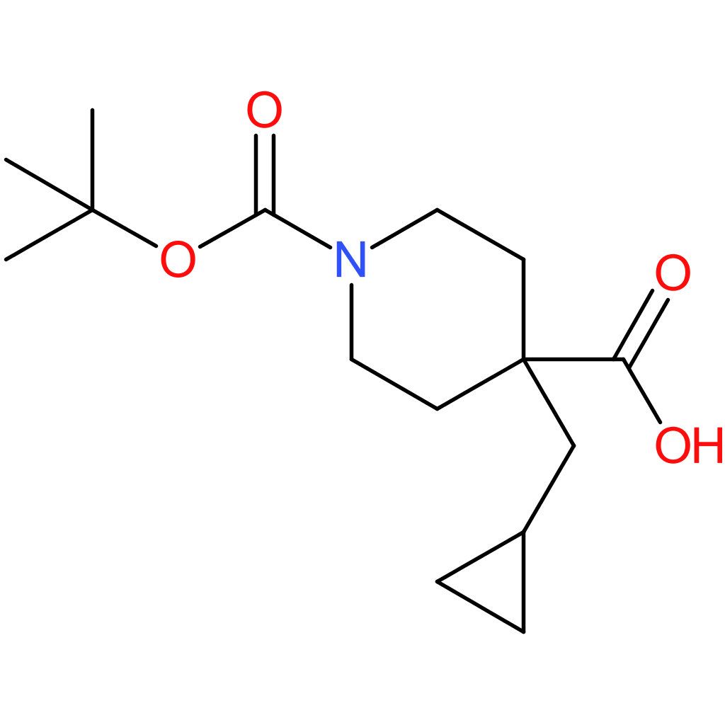 1-(tert-Butoxycarbonyl)-4-(cyclopropylmethyl)piperidine-4-carboxylic acid