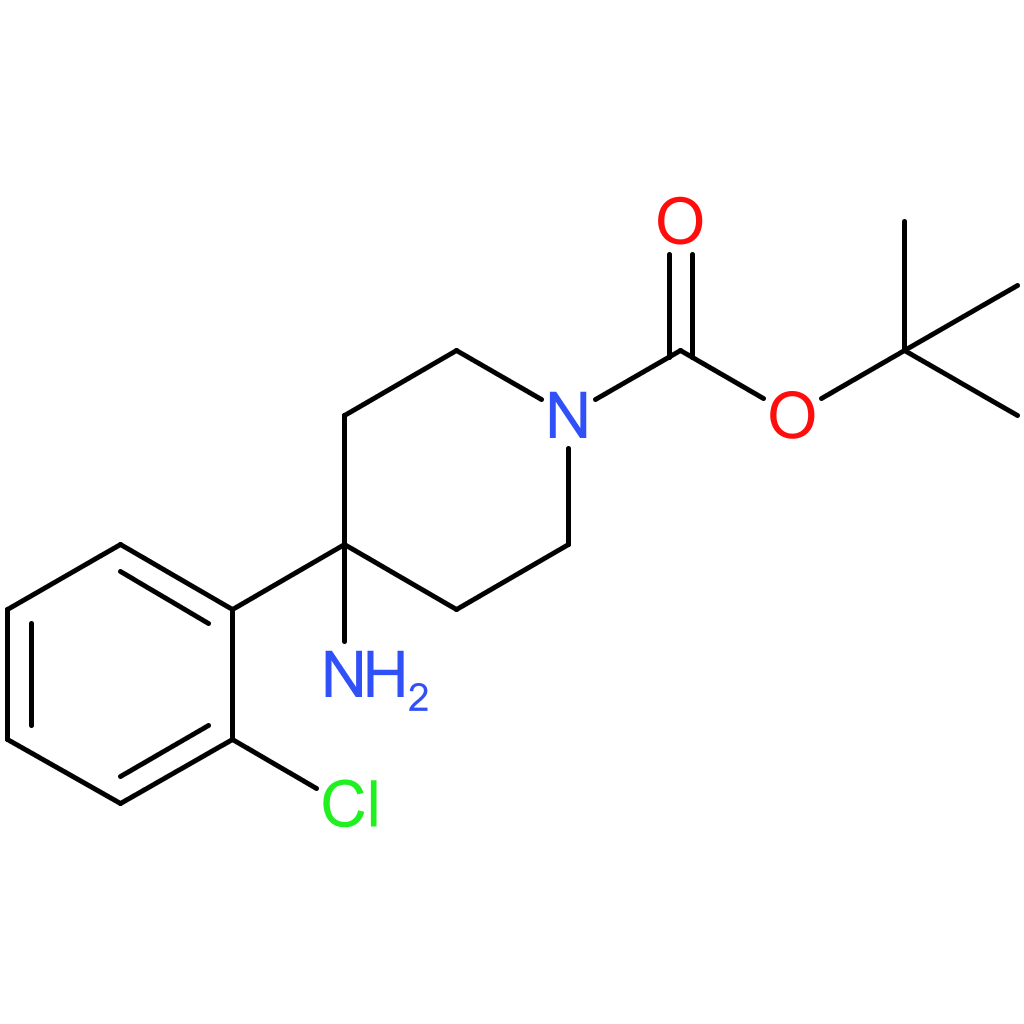 tert-Butyl 4-amino-4-(2-chlorophenyl)piperidine-1-carboxylate