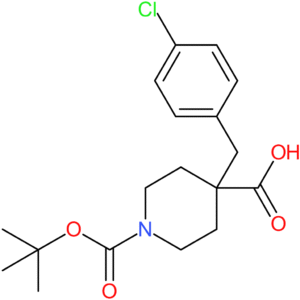 1-(tert-Butoxycarbonyl)-4-(4-chlorobenzyl)piperidine-4-carboxylic acid