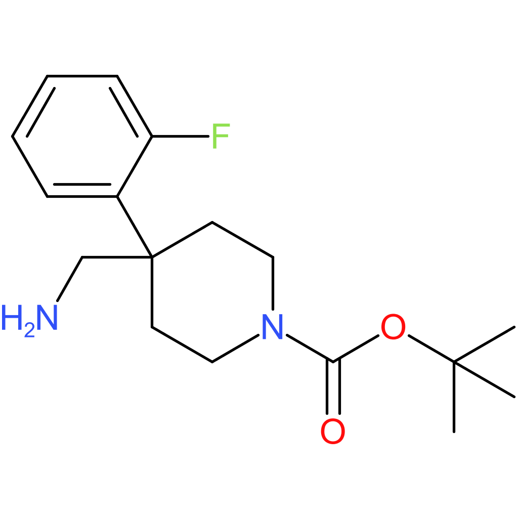 tert-Butyl 4-(aminomethyl)-4-(2-fluorophenyl)piperidine-1-carboxylate