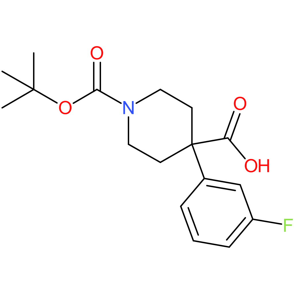 1-(tert-Butoxycarbonyl)-4-(3-fluorophenyl)piperidine-4-carboxylic acid