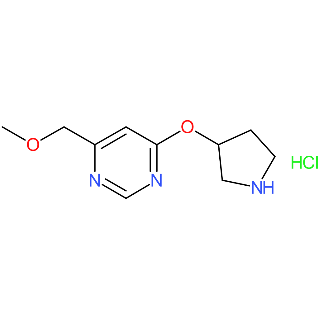 4-(Methoxymethyl)-6-(pyrrolidin-3-yloxy)pyrimidine hydrochloride