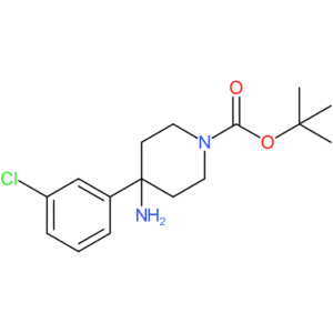 tert-Butyl 4-amino-4-(3-chlorophenyl)piperidine-1-carboxylate