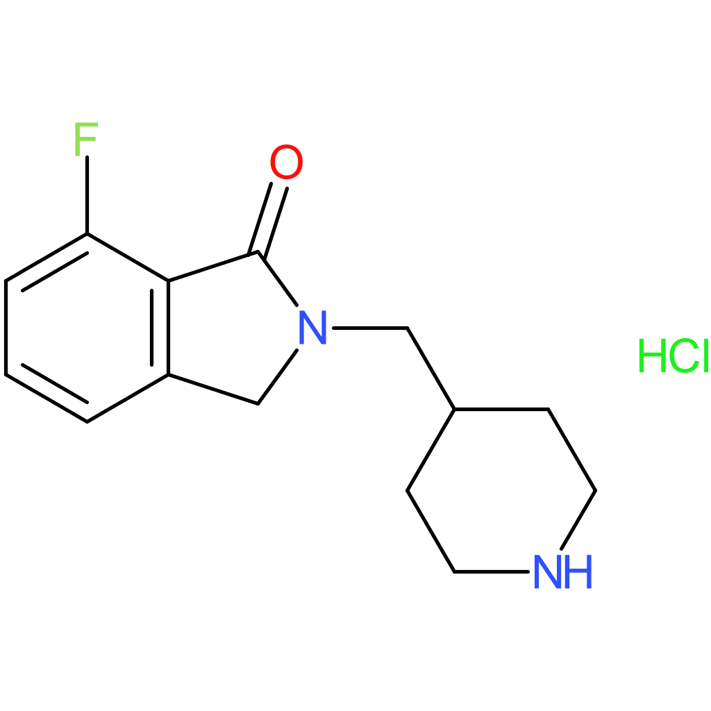 7-Fluoro-2-(piperidin-4-ylmethyl)isoindolin-1-one hydrochloride