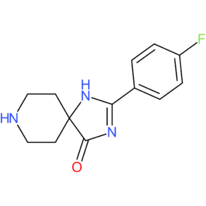 2-(4-Fluorophenyl)-1,3,8-triazaspiro[4.5]dec-1-en-4-one
