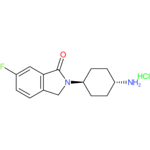 2-[(1R*,4R*)-4-Aminocyclohexyl]-6-fluoroisoindolin-1-one hydrochloride