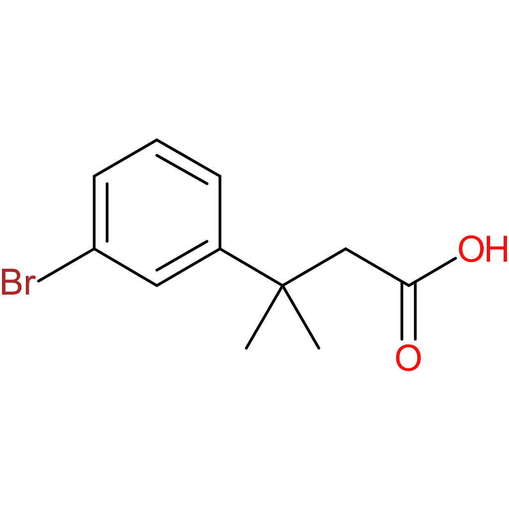 3-(3-Bromophenyl)-3-methylbutanoic acid