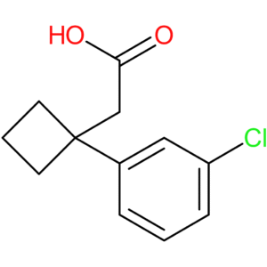 2-[1-(3-Chlorophenyl)cyclobutyl]acetic acid