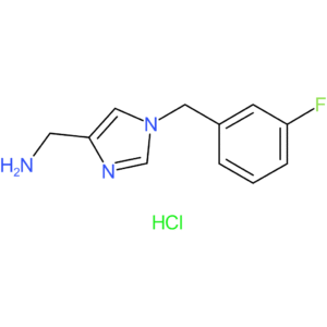 [1-(3-Fluorobenzyl)-1H-imidazol-4-yl]methanamine hydrochloride