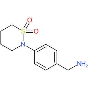 2-[4-(Aminomethyl)phenyl]-1lambda(6),2-thiazinane-1,1-dione