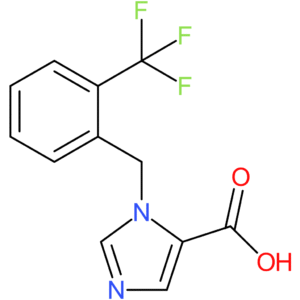 1-[2-(Trifluoromethyl)benzyl]-1H-imidazole-5-carboxylic acid