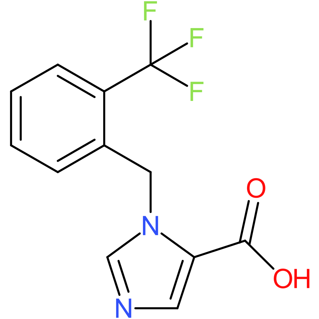 1-[2-(Trifluoromethyl)benzyl]-1H-imidazole-5-carboxylic acid