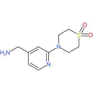 4-[4-(Aminomethyl)pyridin-2-yl]-1lambda(6),4-thiomorpholine-1,1-dione
