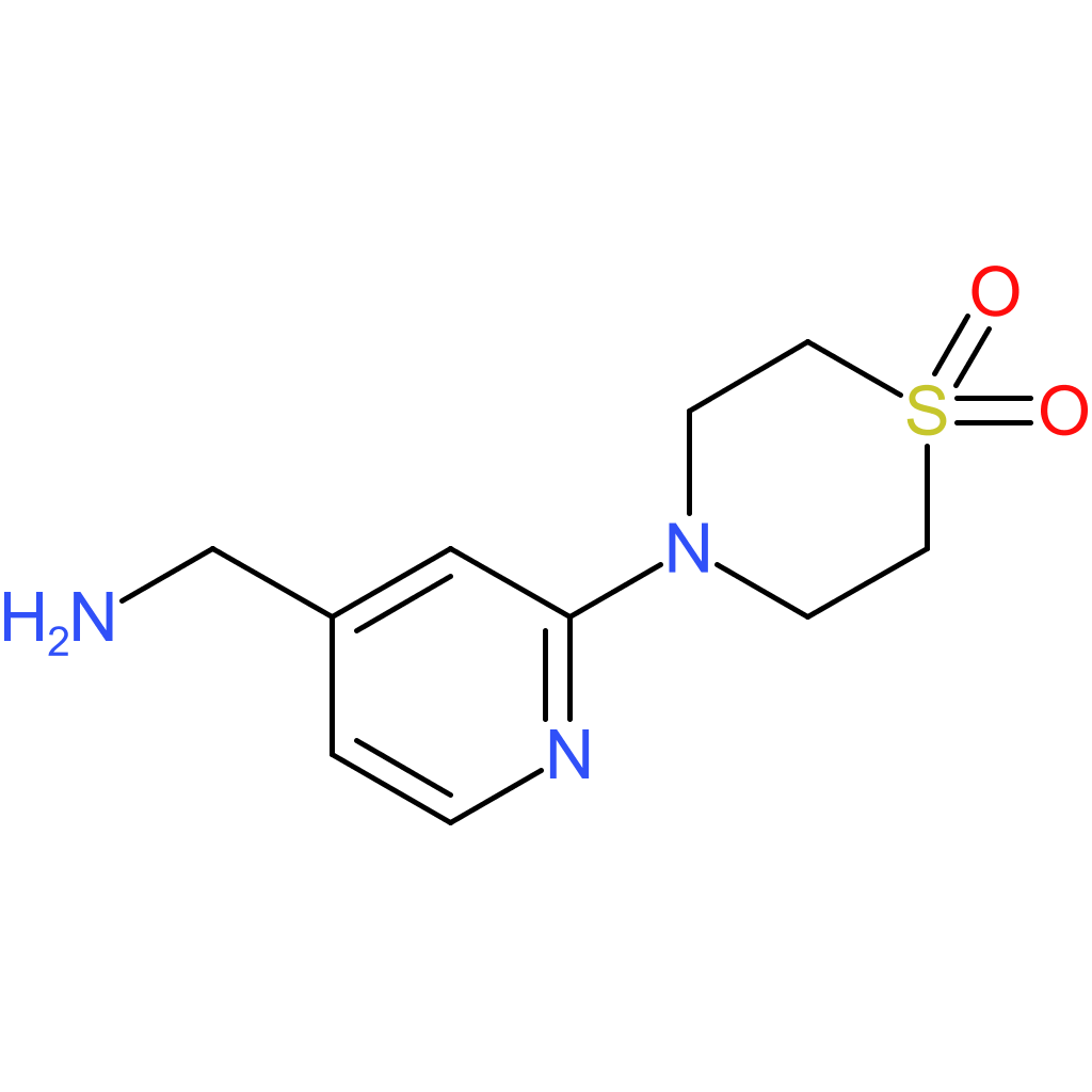 4-[4-(Aminomethyl)pyridin-2-yl]-1lambda(6),4-thiomorpholine-1,1-dione