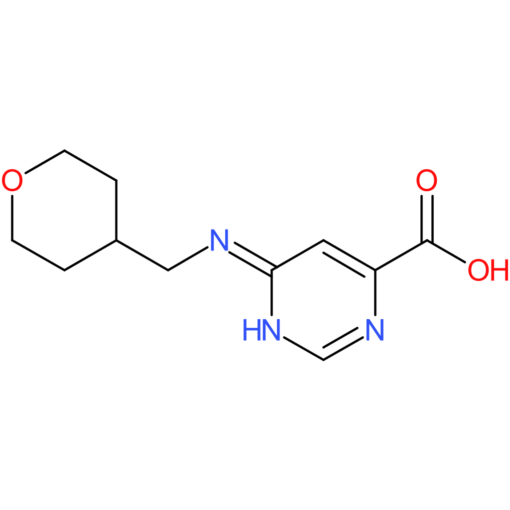 6-[(Oxan-4-ylmethyl)amino]pyrimidine-4-carboxylic acid
