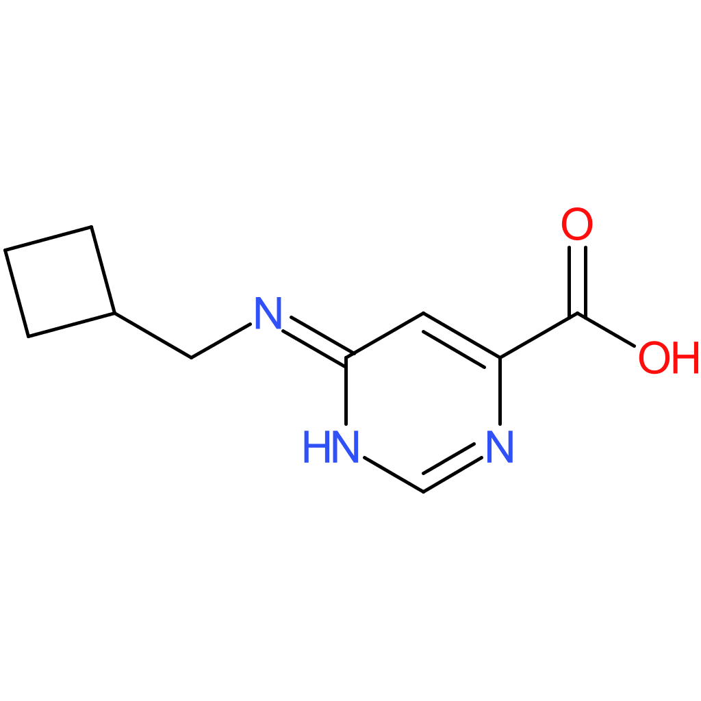 6-[(Cyclobutylmethyl)amino]pyrimidine-4-carboxylic acid