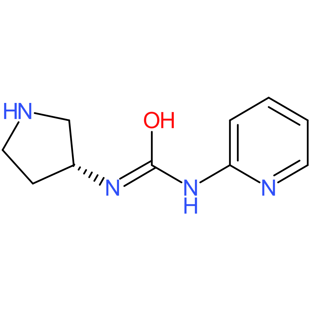 (R)-1-(Pyridin-2-yl)-3-(pyrrolidin-3-yl)urea