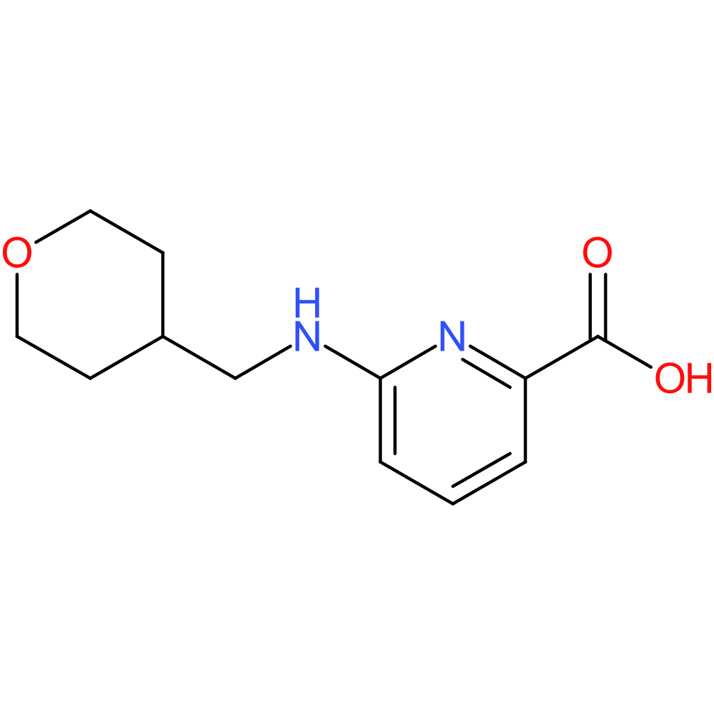 6-[(Tetrahydro-2H-pyran-4-ylmethyl)amino]picolinic acid