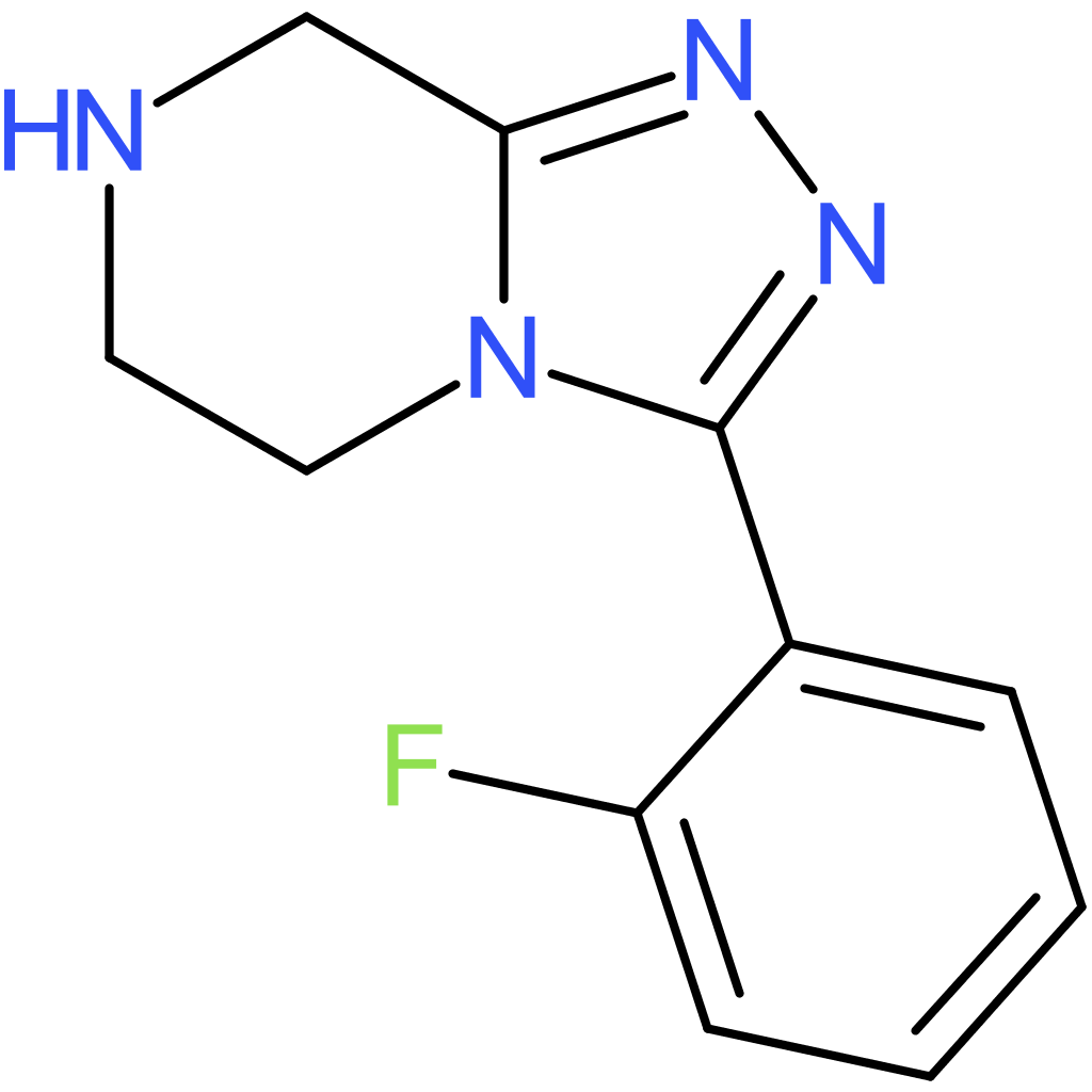 3-(2-Fluorophenyl)-5,6,7,8-tetrahydro-[1,2,4]triazolo[4,3-a]pyrazine