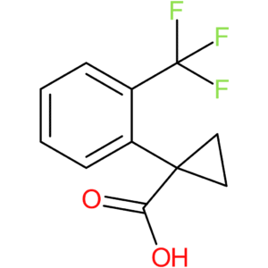 1-[2-(Trifluoromethyl)phenyl]cyclopropanecarboxylic acid