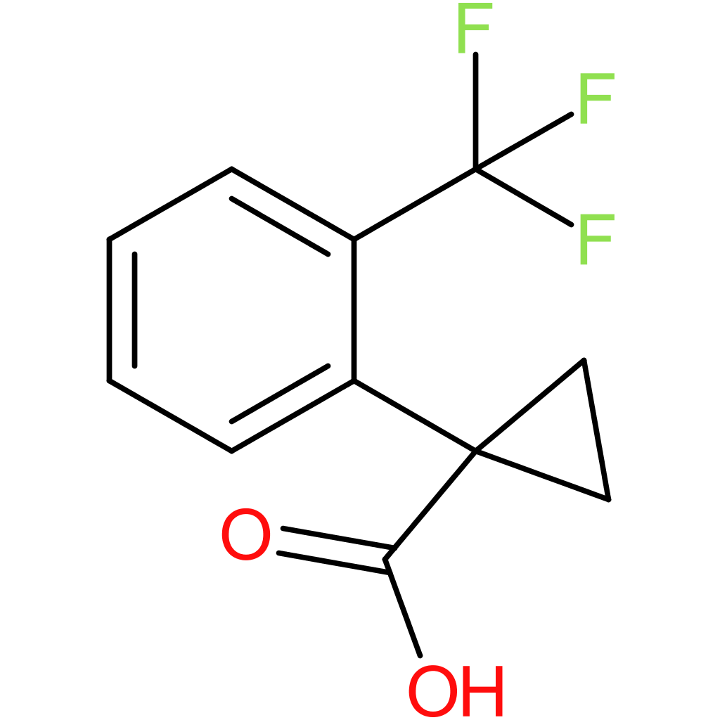 1-[2-(Trifluoromethyl)phenyl]cyclopropanecarboxylic acid