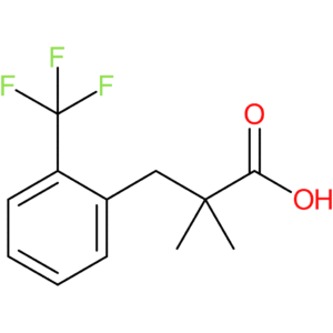 2,2-Dimethyl-3-[2-(trifluoromethyl)phenyl]propanoic acid