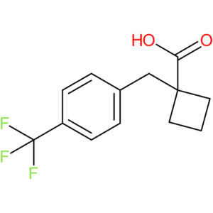 1-[4-(Trifluoromethyl)benzyl]cyclobutanecarboxylic acid
