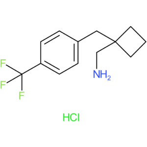 {1-[4-(Trifluoromethyl)benzyl]cyclobutyl}methanamine hydrochloride
