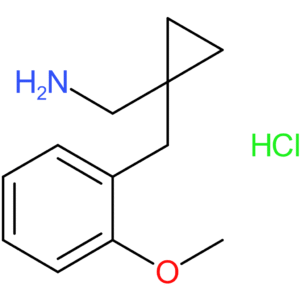{1-[(2-Methoxyphenyl)methyl]cyclopropyl}methanamine hydrochloride