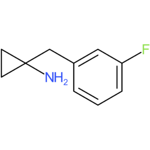 1-[(3-Fluorophenyl)methyl]cyclopropan-1-amine