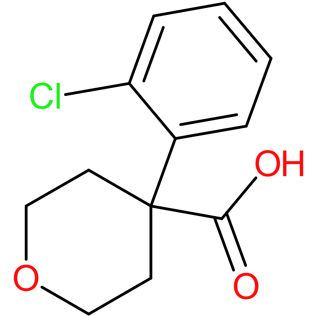 4-(2-Chlorophenyl)oxane-4-carboxylic acid