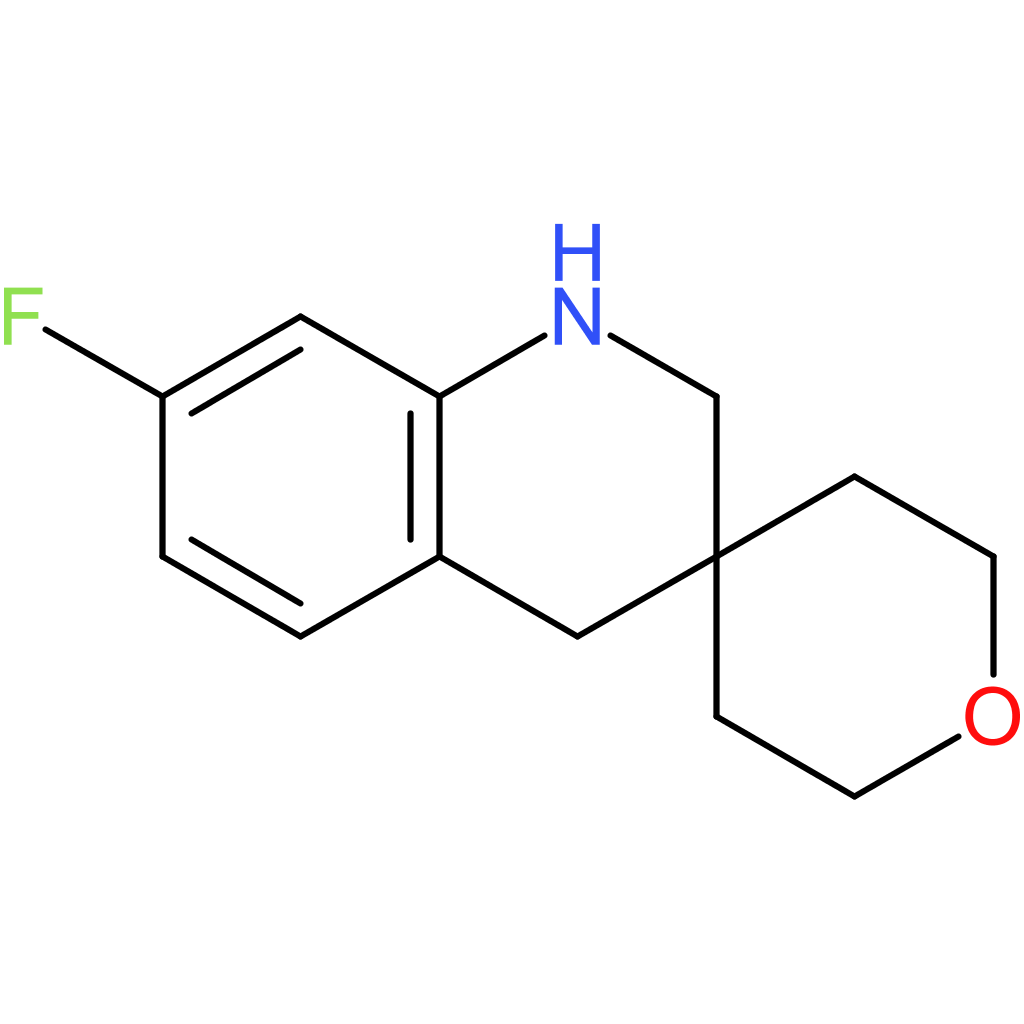 7′-Fluoro-2′,4′-dihydro-1’H-spiro[oxane-4,3′-quinoline]