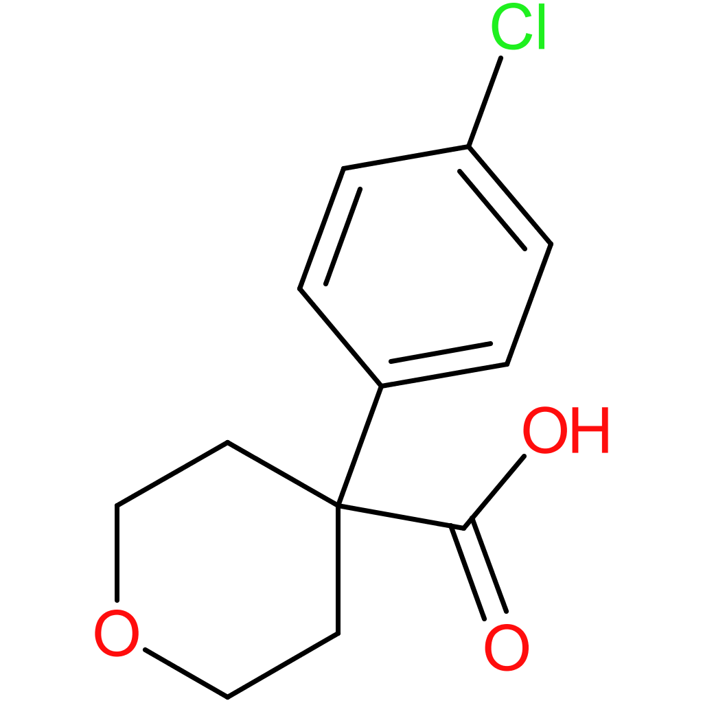 4-(4-Chlorophenyl)oxane-4-carboxylic acid
