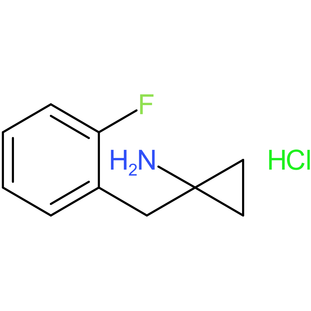 1-[(2-Fluorophenyl)methyl]cyclopropan-1-amine hydrochloride