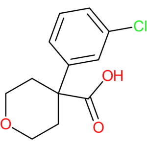 4-(3-Chlorophenyl)oxane-4-carboxylic acid