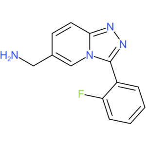 [3-(2-Fluorophenyl)-[1,2,4]triazolo[4,3-a]pyridin-6-yl]methanamine