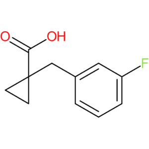 1-[(3-Fluorophenyl)methyl]cyclopropane-1-carboxylic acid