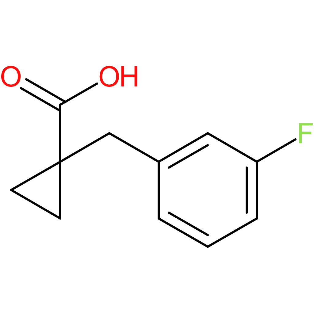 1-[(3-Fluorophenyl)methyl]cyclopropane-1-carboxylic acid