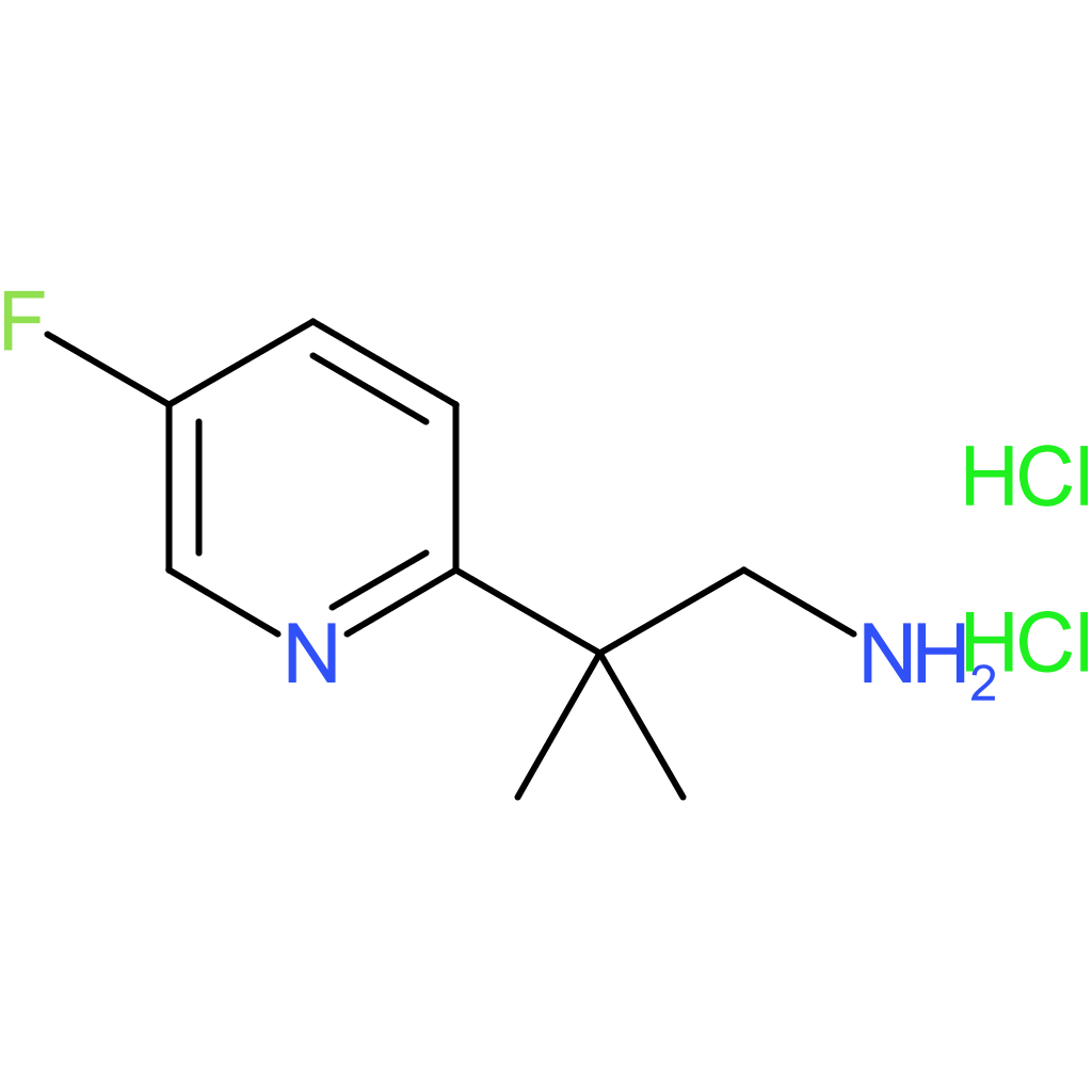 2-(5-Fluoropyridin-2-yl)-2-methylpropan-1-amine dihydrochloride