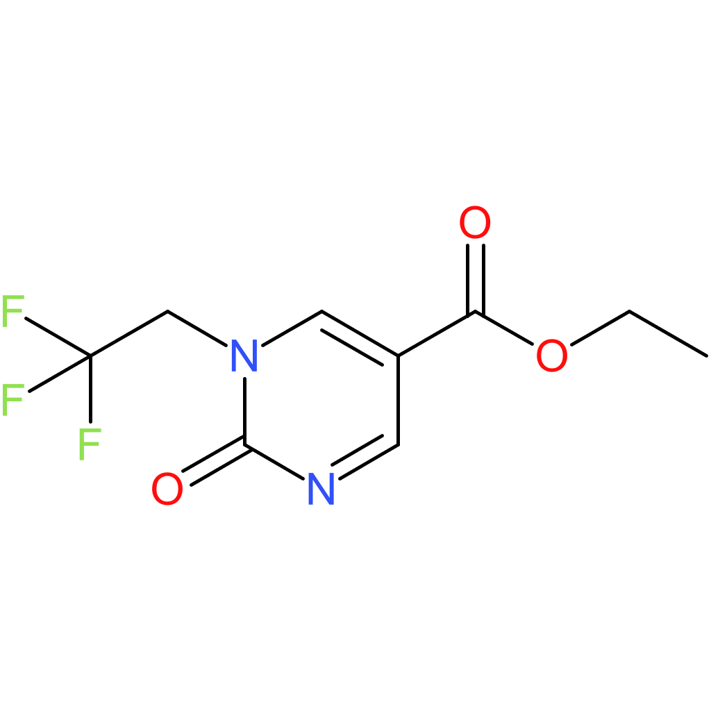 Ethyl 2-oxo-1-(2,2,2-trifluoroethyl)-1,2-dihydropyrimidine-5-carboxylate