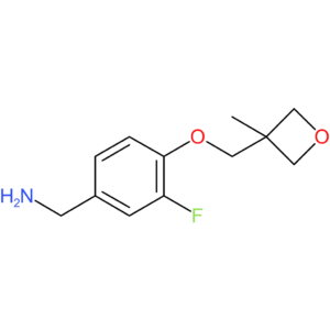 {3-Fluoro-4-[(3-methyloxetan-3-yl)methoxy]phenyl}methanamine