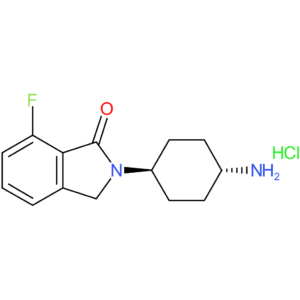 2-[(1R*,4R*)-4-Aminocyclohexyl]-7-fluoroisoindolin-1-one hydrochloride