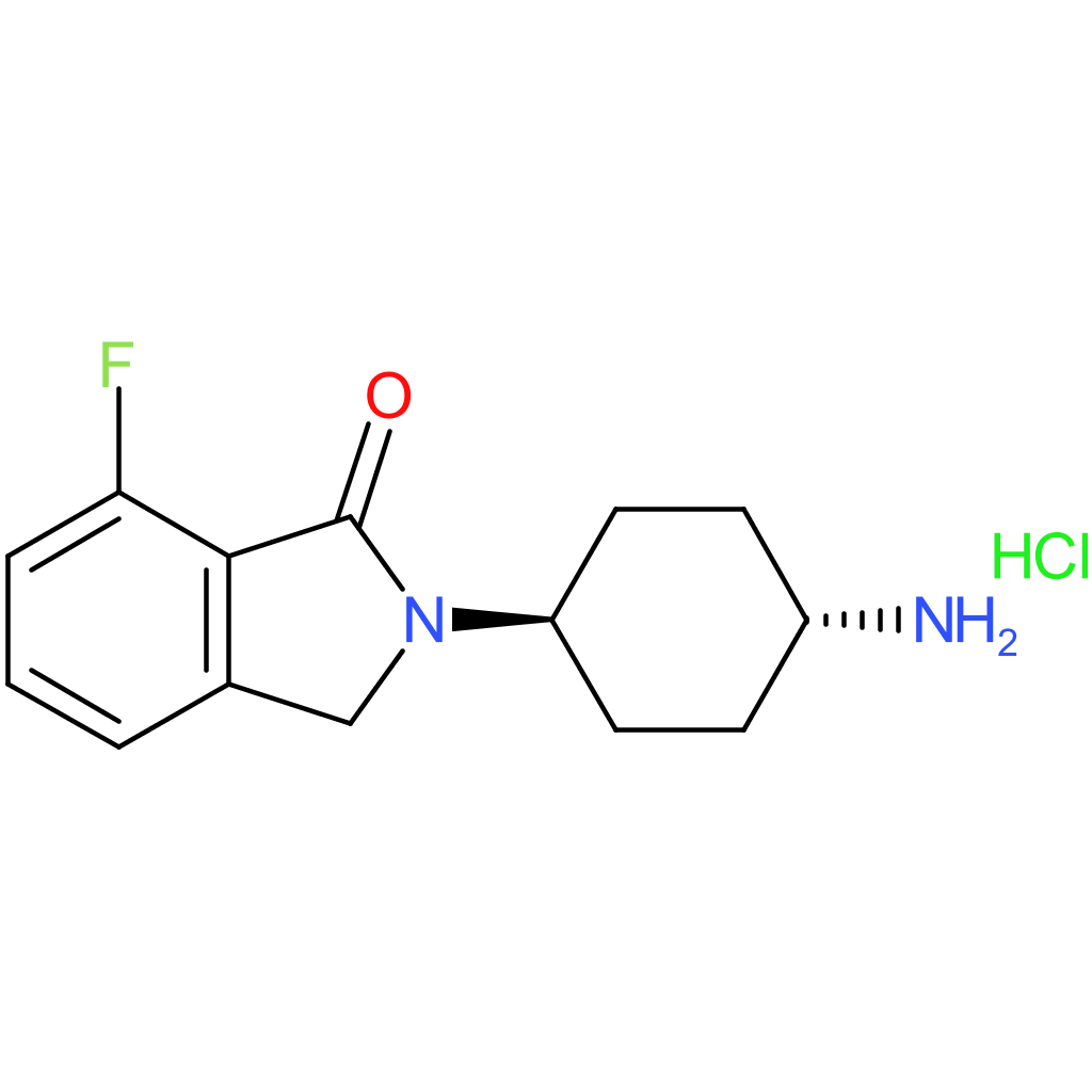 2-[(1R*,4R*)-4-Aminocyclohexyl]-7-fluoroisoindolin-1-one hydrochloride
