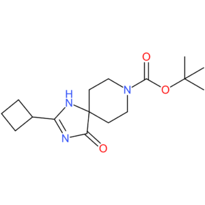 tert-Butyl 2-cyclobutyl-4-oxo-1,3,8-triazaspiro[4.5]dec-1-ene-8-carboxylate
