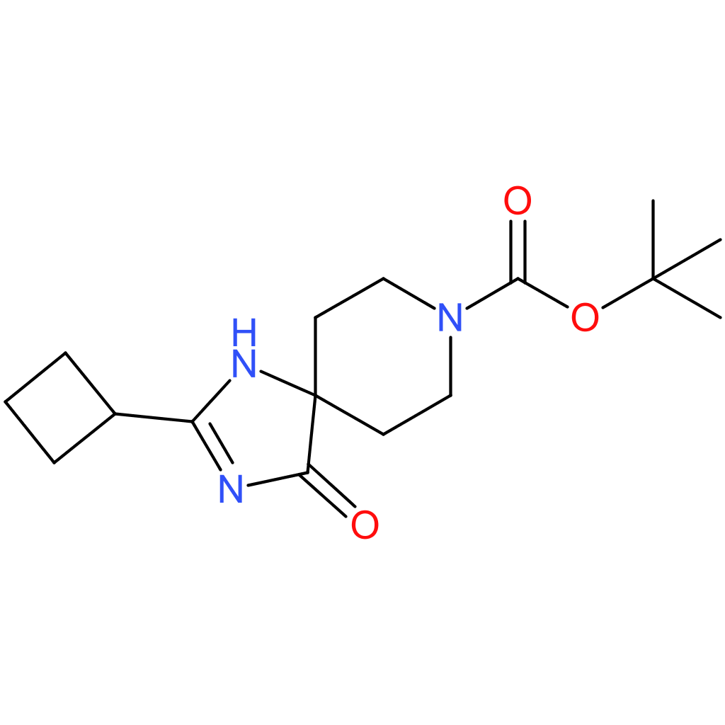 tert-Butyl 2-cyclobutyl-4-oxo-1,3,8-triazaspiro[4.5]dec-1-ene-8-carboxylate