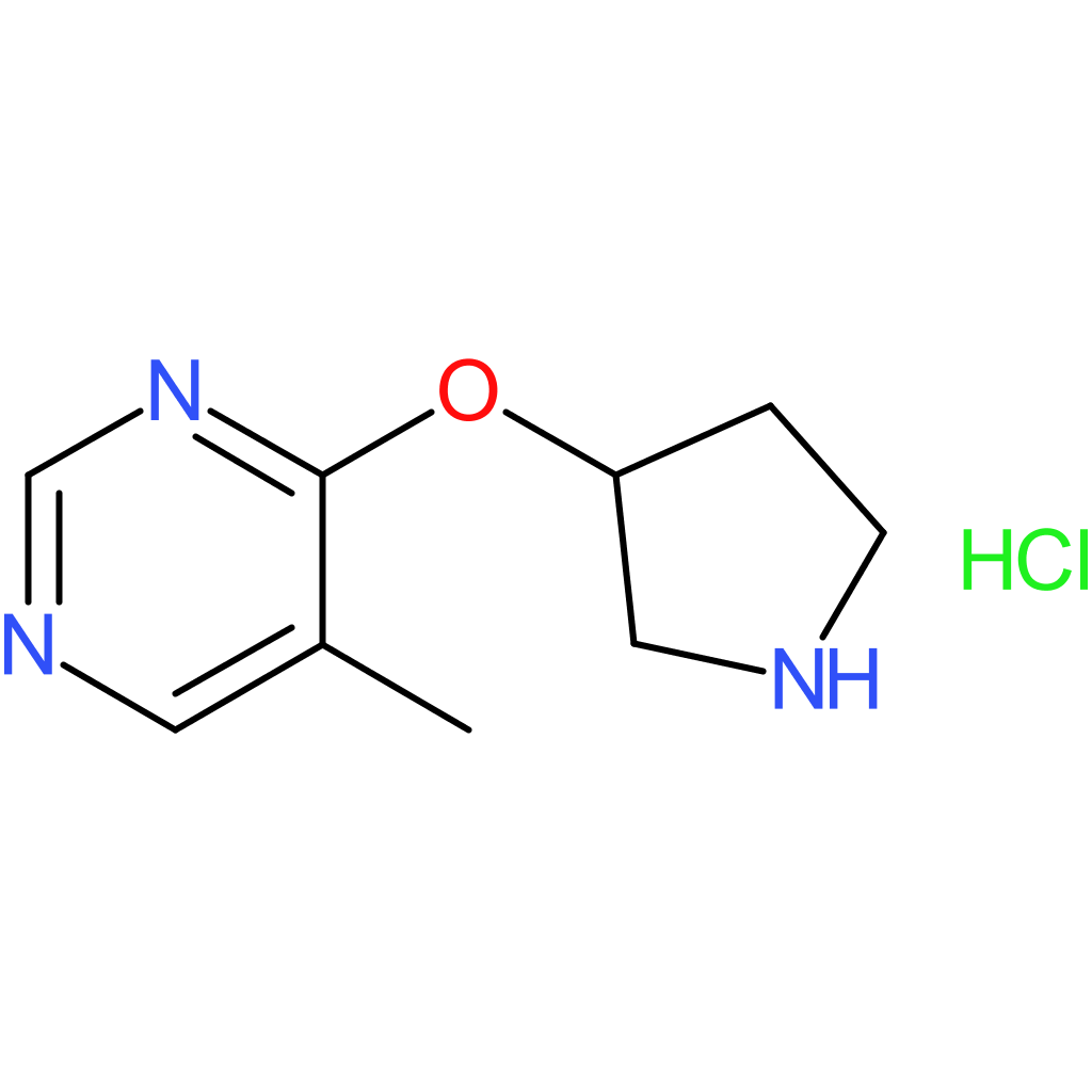 5-Methyl-4-(pyrrolidin-3-yloxy)pyrimidine hydrochloride