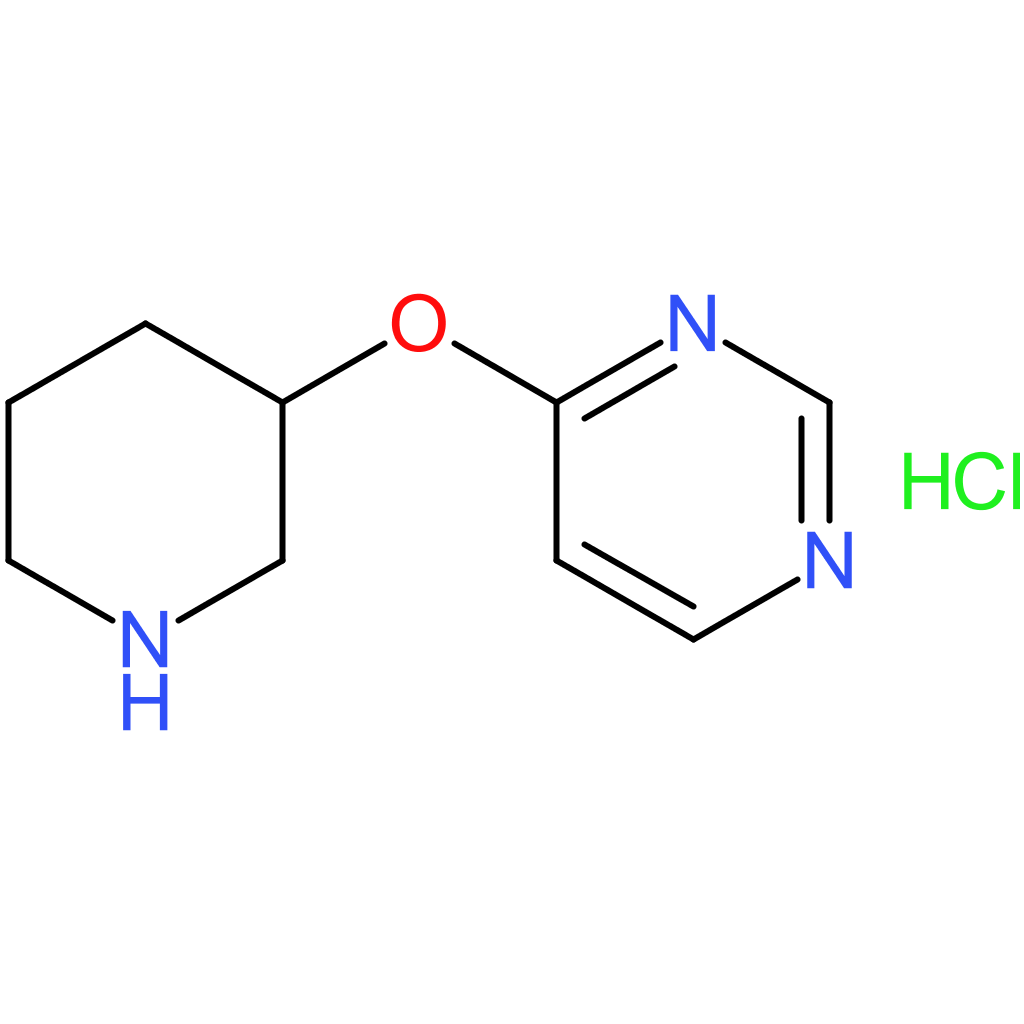 4-(Piperidin-3-yloxy)pyrimidine hydrochloride