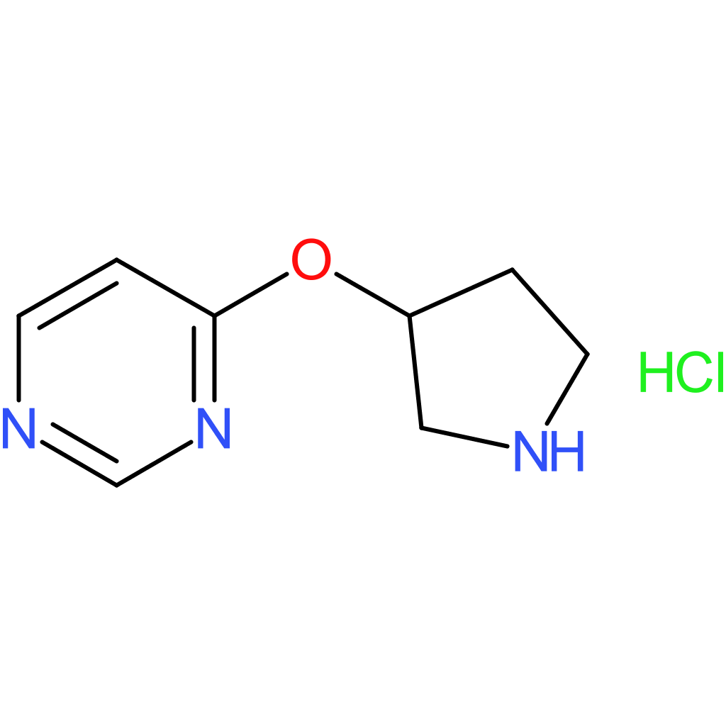 4-(Pyrrolidin-3-yloxy)pyrimidine hydrochloride