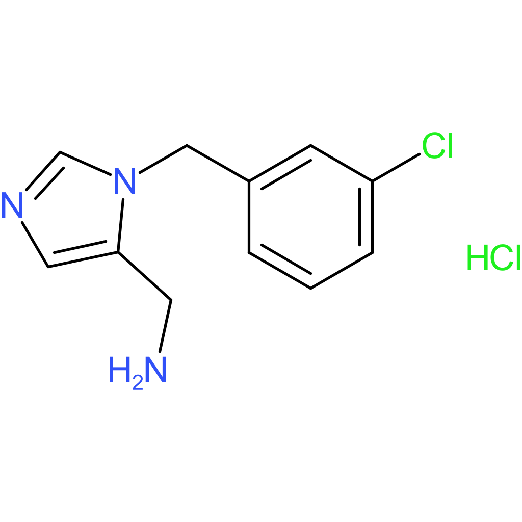 [1-(3-Chlorobenzyl)-1H-imidazol-5-yl]methanamine hydrochloride