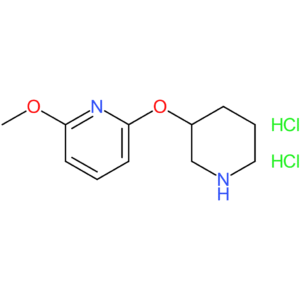 2-Methoxy-6-(piperidin-3-yloxy)pyridine dihydrochloride